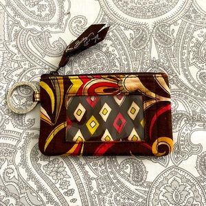 Verá Bradley ID keychain